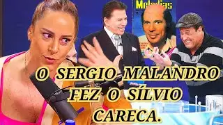 SERGIO MALANDRO FEZ O SILVIO CARECA. SILVIA ABRAVANEL #silviosantos #sbt #tv #tvshow #fama #famosos