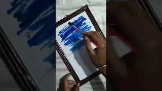 simple painting|love theme painting|dark sky painting#shorts