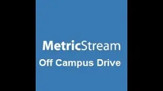 MetricStream Off Campus Drive For 2018 Batch