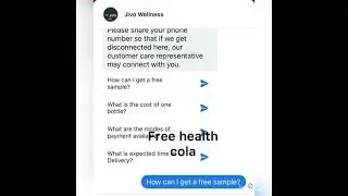 Free Sample products India Free health cola Jivo Wellness