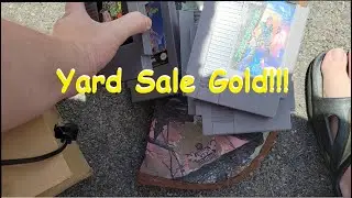 These yard sales produced some gaming gold! Live game hunting!