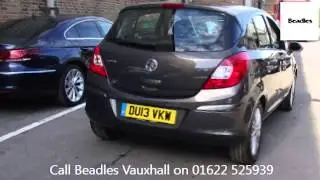 DU13VKW  Vauxhall Meriva S 1.7l BEADLES VAUXHALL MAIDSTONE