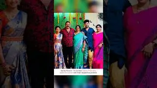 TV Actress Vishnu Priya and Sidharth Varma with their parents😍👌 #shortsfeed #tvserial #telugu#family
