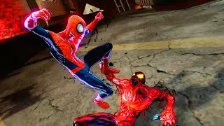 Ultimate Spider-Man Suit Vs Carnage Boss Fight - Spider-Man Shattered Dimensions