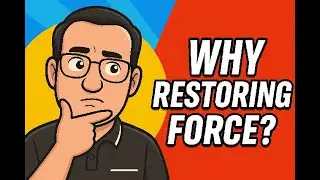 Why Restoring Force, NOT Applied Force, Drives SHM? | Simple Harmonic Motion Explained