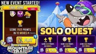 NEW EVENT STARTED!/SOLO QUEST Mountain Trail/(4 Solo)HARD~Hot Color/Lightning Strike/Special O' Rama