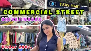 Most cheapest market in Bangalore | “Texsmart “ Under 200/- ❤️ Commercial Street Bangalore guide‼️