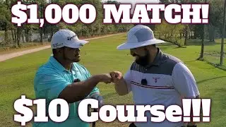 Big Money Golf Match on $10 Golfnow Hot Deal Course | Golf Course Vlog