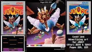 Cover and Advertising art for JOUST (Atari 2600 & 5200) Pages 228, 229