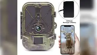 #Live Stream Trail Camera 4K Video 30MP WiFi APP Bluetooth Hunting Cameras With 10000mAh Li-Battery