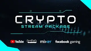 Crypto - Sci-Fi Stream Overlay, Alerts and Widget Package