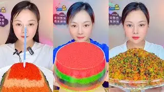 Colorful Fish Roe Eating ASMR | Soft Crunch Seafood Mukbang Colorful #36