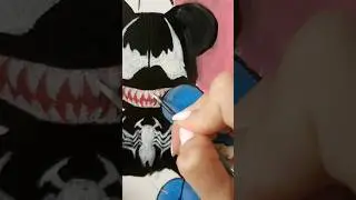 Venom💫 #venom2 #venomshorts #venom #art #bearbrick #bear #interior #рисование