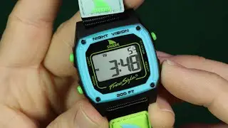 Как настроить часы Freestyle Shark (время, дату, день недели, будильник)