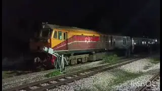 หัวรถจักร GEA สตาร์ทเครื่อง เตรียมทำขบวน 986 ต้นทางสถานีรถไฟพัทลุง-กรุงเทพ @fishingtrain7175