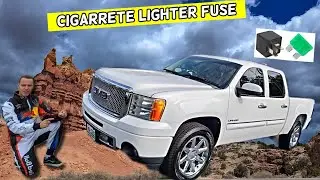 GMC SIERRA CIGARRETE LIGHTER FUSE LOCATION 2007 2008 2009 2010 2011 2012 2013