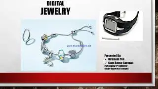 Digital Jewelry presentation ppt slide