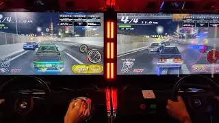 Wangan Midnight Maximum Tune 5 Chicago Batttle (Nagoya Map) - ONI VS TWANS VS PASTA VS CRENZ.
