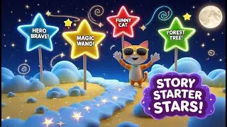 🌟 Story Starter Stars ✨ Kids Imagination Poem  Creative Writing for Kids  Nursery Rhyme