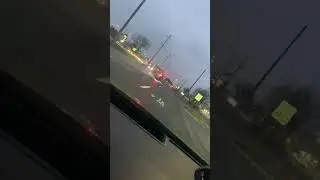How to put salt in road to get ice melt.