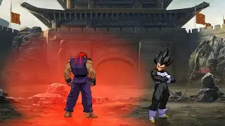 EVIL RYU vs VEGETA BLUE - The greatest fight ever made❗