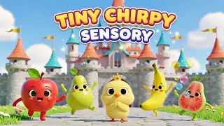 Baby Sensory Fun Animation and Upbeat Music - Low Stimulation Sensory Video for Toddlers