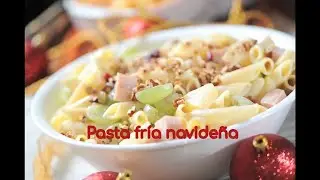 Pasta fría navideña