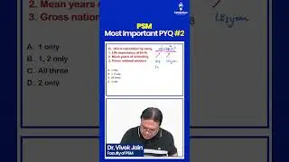 Most Important PSM MCQ for NEET PG 2025 | Dr. Vivek Jain #neetpg2025 #PSM
