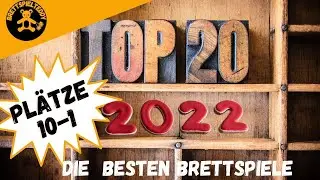 Meine Top 20 der besten Brettspiele 2022 -  Pl&auml;tze 10 - 1 - Brettspiel Teddy - Boardgames