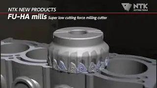 Super low cutting force milling cutter 