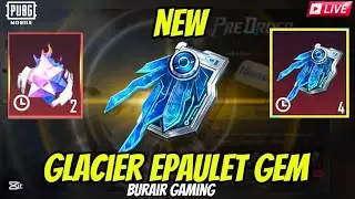 Exchange Prism Gem For Glacier Epaulet Gem | New Glacier Epaulet Gem Pubg | Next Vector Gun Skin gem