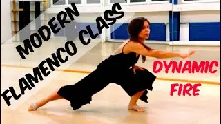 Modern Flamenco Dance Class/ Tutorial/ Contemporary Flamenco/ Dynamic Fire Dance Flow/ Tanzen lernen