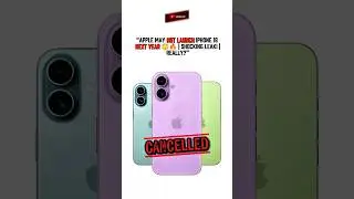&ldquo;Apple may NOT launch iPhone 18 next year 😳🔥 | Shocking Leak!&rdquo; #youtubeshorts #shorts2025 #shorts