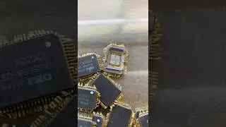 Gold Recovery from bery old ic Chips #goldrecovery #gold