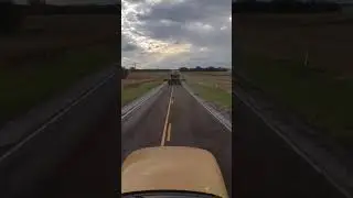 taking up all lanes is how we do #feedtheworld #tractor #farmer #farming #harvest