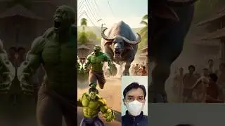 Superhero vs buffalo 💥 Avengers vs DC-All Marvel Characters #avengers​ #shorts​ #marvel​