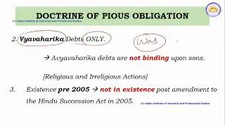 Pious Obligation under Hindu Law | Hindu Law Notes