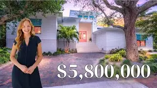 EXCLUSIVE TOUR OF $5,800,000 RESORT STYLE HOME ON ST. ARMANDS CIRCLE