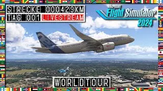 MSFS 2024 Worldtour - Der Beginn einer wundervollen Reise um die Welt - Tag 1