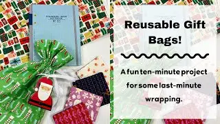 Last-Minute Holidays | Easy Ten-Minute Gift Bag Tutorial 🎁
