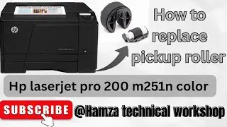 Hp laserjet pro 200 pickup roller replacement @Hamzatechnicalworkshop