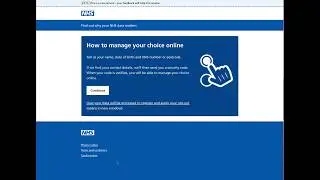 Patient Data Choices: Setting up a national data opt-out preference