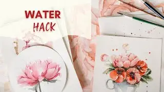 Easy Water Hack for Perfect Paint Consistency | Art by Mimi