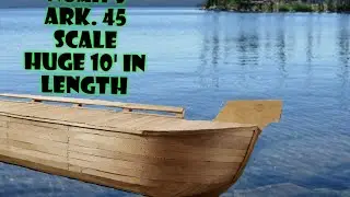 Building Noah's Ark. Scale model finished HUGE& REALISTIC   10.6 feet #Noah'sark #bibleadventureland