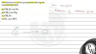 Phenylmethanol can be prepared by reducing the benzaldehyde with:....