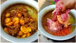 গরুর মাংস এভাবে নতুন আলু দিয়ে রান্না করলে খেতে অনেক বেশি মজা লাগে। 