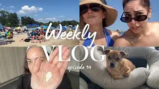 #VLOG: beach day 🏖️ #grwm and do my #makeup 💄with me! #summer 🌞 #torontovlog 