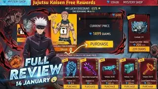 100% Next Mystery Shop Event Date🔥🤯|Jujutsu Kaisen Free Rewards🤩| Free Fire New Event | ff new event
