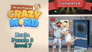 Brain Puzzle 3 Crazy mind level 7 zombie walk walkthrough solution 