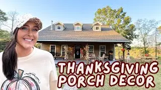 Fall Front Porch Decorate With Me & Firepit Area Refresh - New Suncreat Hammock @ParadisePoint.